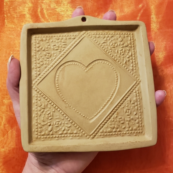 Brown Bag Cookie Art Mold 1988 Heart Hill Design - Picture 6 of 7